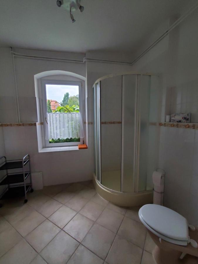 Ferienwohnung Am Rosengarten Лёбау Экстерьер фото